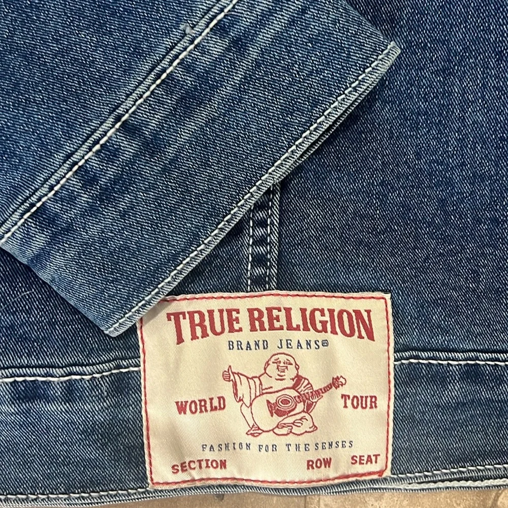 TRUE‎ RELIGION MEN’s CLASSIC DENIM JACKET SZ MEDIUM